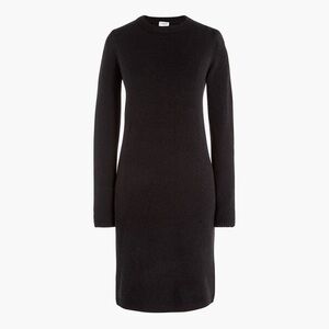 NWT J.Crew Black Long Sleeve Sweater Dress | size small